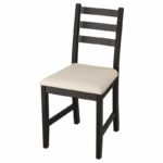 صندلی چوبی ایکیا LERHAMN – مشکی