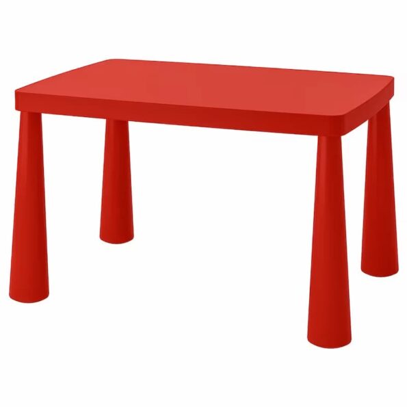 میز کودک ایکیا MAMMUT – قرمز