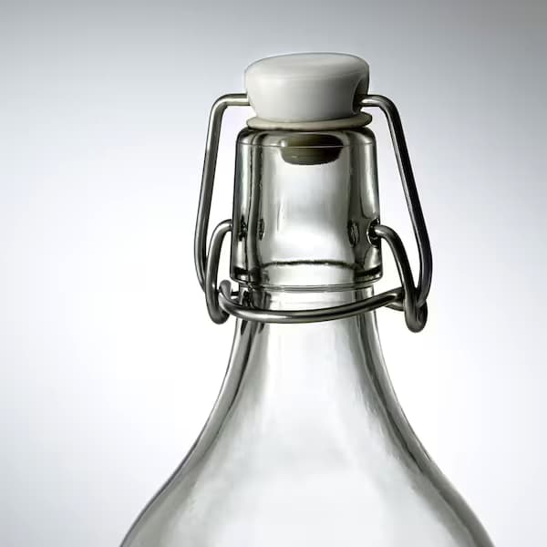 بطری شیشه ای ۱ لیتر ایکیا KORKEN (7)