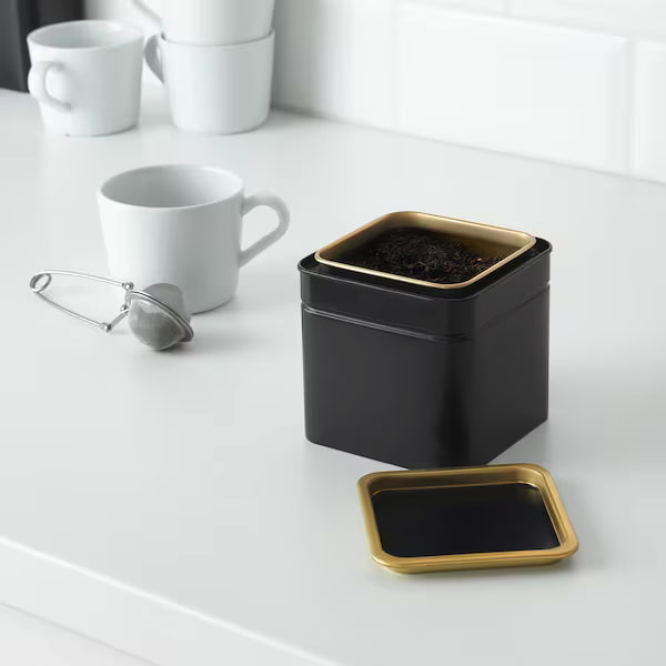 ظرف چای و قهوه فلزی ایکیا BLOMNING – کوچک (3)