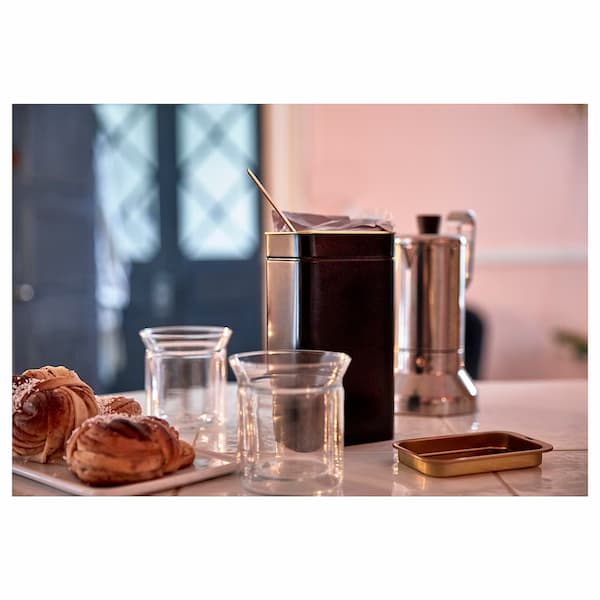 ظرف چای و قهوه فلزی ایکیا blomning – بلند- دیالکتیک شاپ (3)