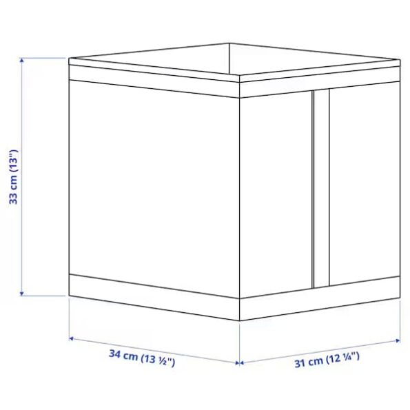 باکس نظم دهنده ایکیا SKUBB -ست 3عددی ابعاد 31X34X33 سفید- دیالکتیک شاپ