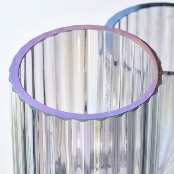 گلدان شیشه ای ایکیا RAFFELBJORK - ارتفاع 20 سانتیمتر- دیالکتیک شاپ