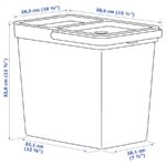 سطل زباله درب دار ایکیا HALLBAR- سایز 22لیتری- دیالکتیک شاپ (2)