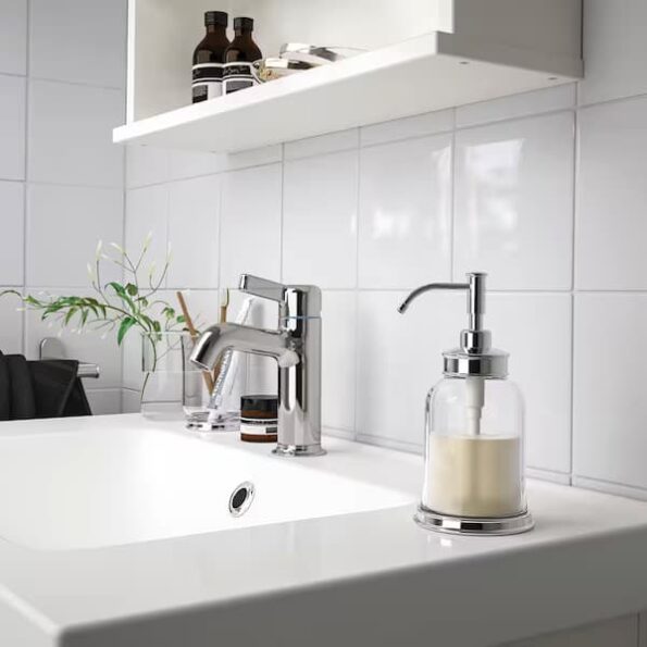 پمپ مایع دستشویی شیشه ای ایکیا BALUNGEN- دیالکتیک شاپ